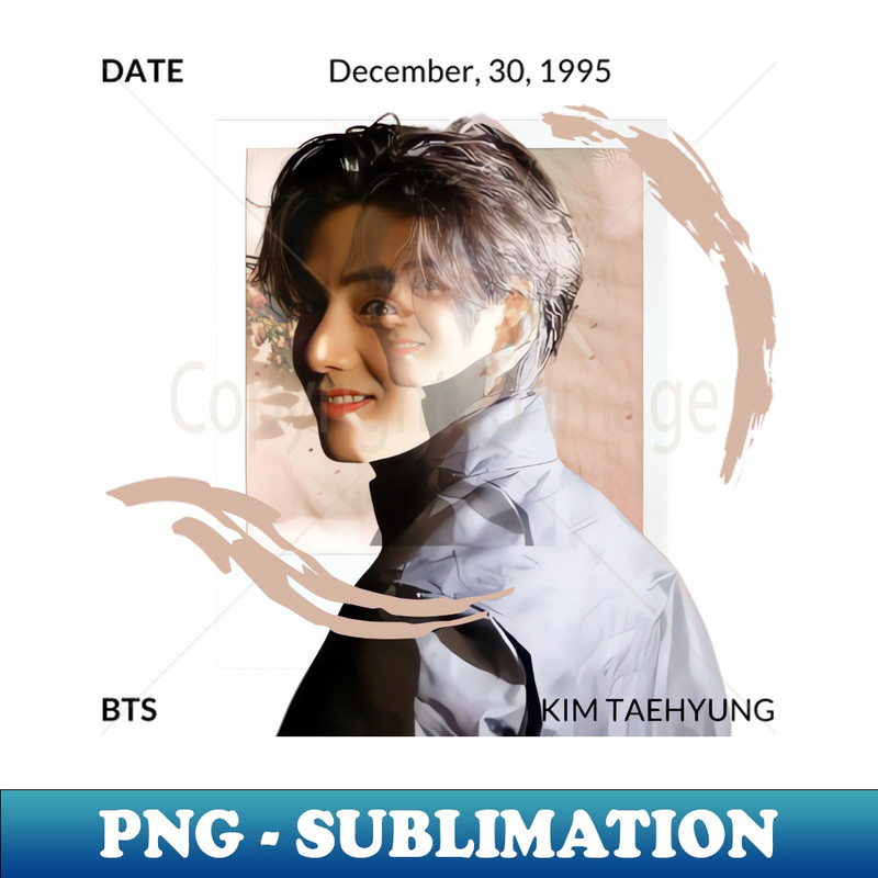 V BTS TSHIRT - Vintage Sublimation PNG Download - Revolutionize Your Designs