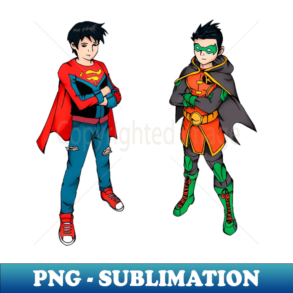 Super Sons - High-Resolution PNG Sublimation File - Perfect for Sublimation Mastery