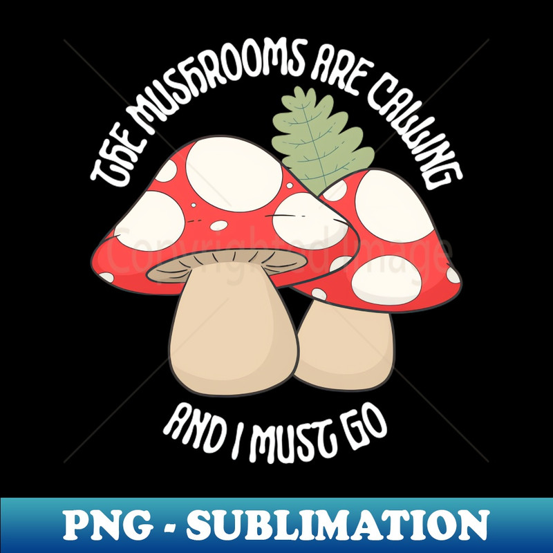 Mushroom 316 - Aesthetic Sublimation Digital File - Bold & Eye-catching