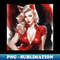 Red Pin Up Model - Artistic Sublimation Digital File - Unlock Vibrant Sublimation Designs