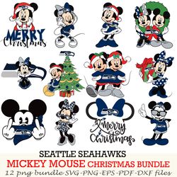 Indianapolis Colts bundle 12 zip Mickey Christmas Cut files,SVG EPS PNG DXF,instant download,Digital Download