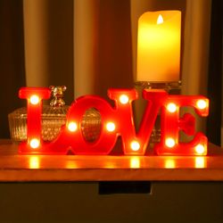Romantic Love Shape Night Light - Perfect for Weddings, Proposals, and Wall Decorations, Valentine day gift , Heart love