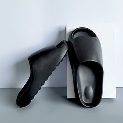 Men's  summer Slides, Casual Non Slip Slippers, Open Toe Shoes For Indoor Outdoor Beach Shower, Spring And Summer, shoes