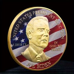 Replica Coin 2024 US Presidential Commemorative Coin Biden Commemorative Medal Metal Double USA 2024 election biden coin