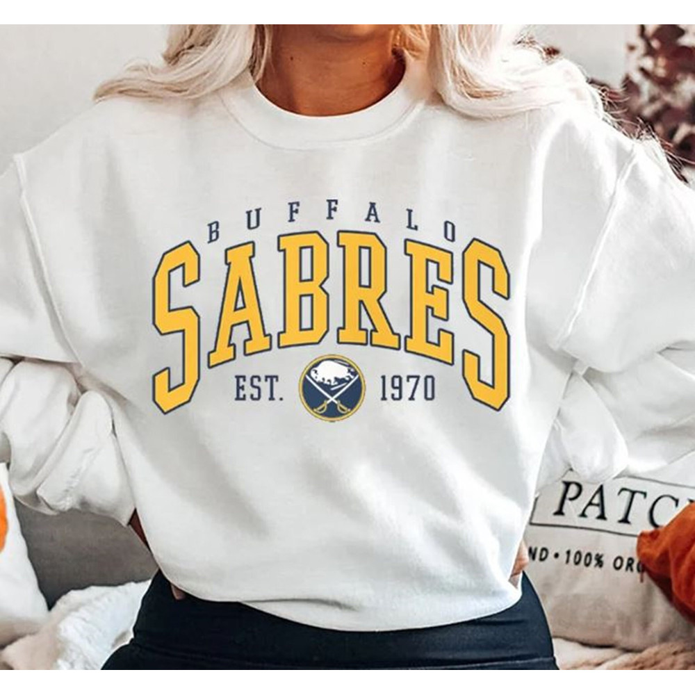 Buffalo Sabres Sweatshirt, Buffalo Sabres Shirt, Hockey Sweatshirt, Vintage Sweater, College Sweater, Hockey Fan Shirt Buffalo Hockey Hoodie.jpg
