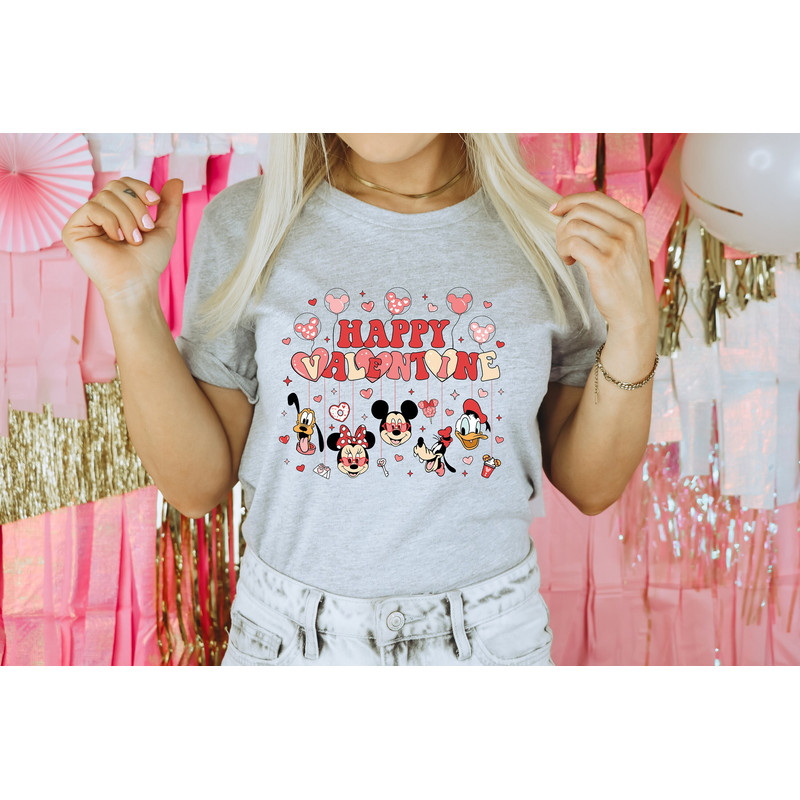 Valentine's Day Disney Sweatshirt for Her, Disney T-shirt for Valentines Day, Valentines Day Tshirt for Disneyland, Disney Valentine Day Tee 6.jpg
