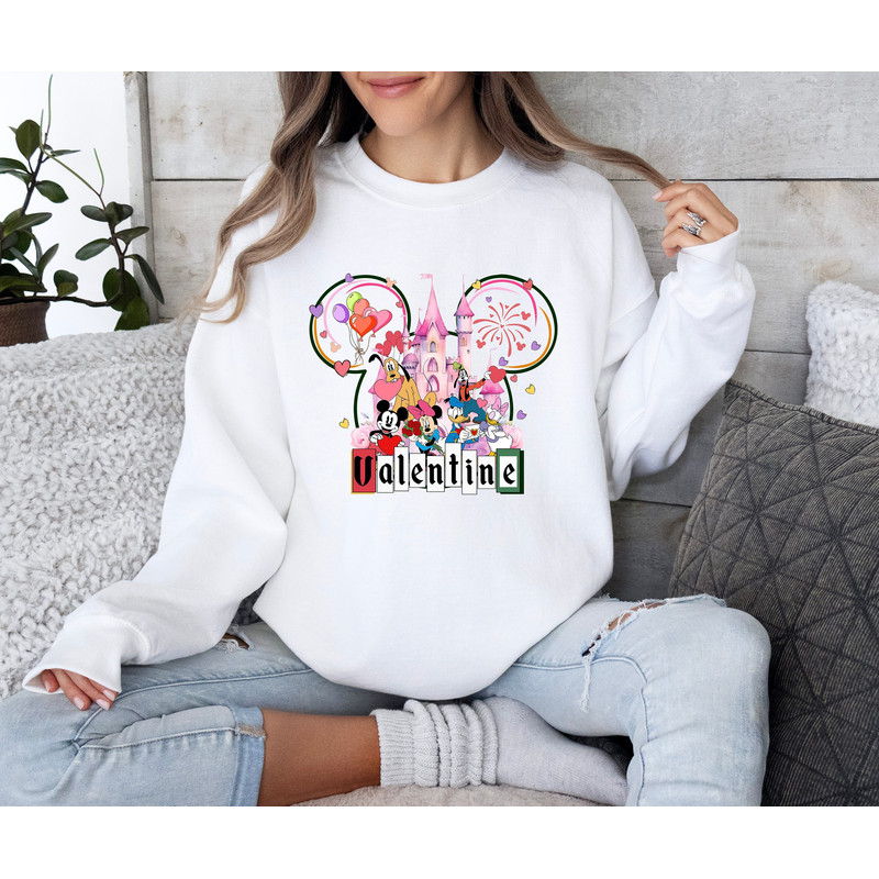 Valentine's Day Disney Sweatshirt for Her, Disney T-shirt for Valentines Day, Valentines Day Tshirt for Disneyland, Disney Valentine Day Tee 9.jpg