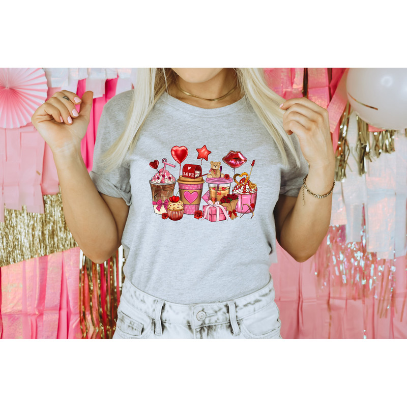 Valentines Day Coffee Mug Sweatshirt for Her, T-shirt for Valentines Day, Valentine's Day Tshirt for Gift, Valentine's Day Shirt, Love Tee.jpg