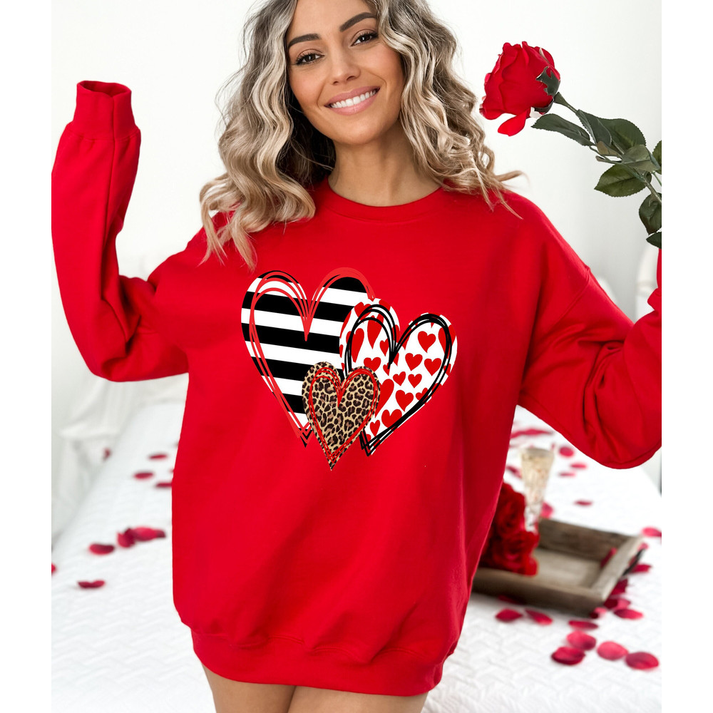 Valentines Day Lovers Sweatshirt for Her, T-shirt for Valentines Day, Valentine's Day Tshirt for Gift, Valentine's Day Shirt, Love Shirts.jpg