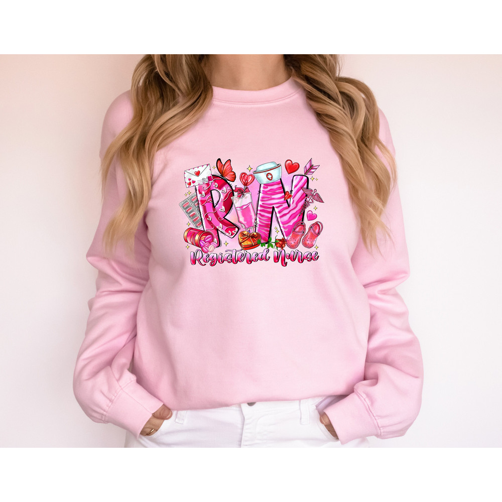 Valentines Day Nurse Sweatshirt for Her, T-shirt for Valentines Day, Valentine's Day Tshirt for Gift, Valentine's Day Shirt, Nurse Shirts.jpg