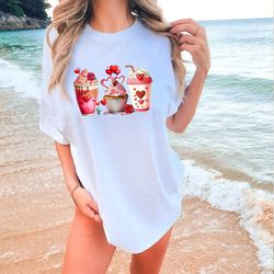 comfort colors coffee valentines day shirt, valentine coffee shirt, womens valentines day shirt, valentines day shirt,