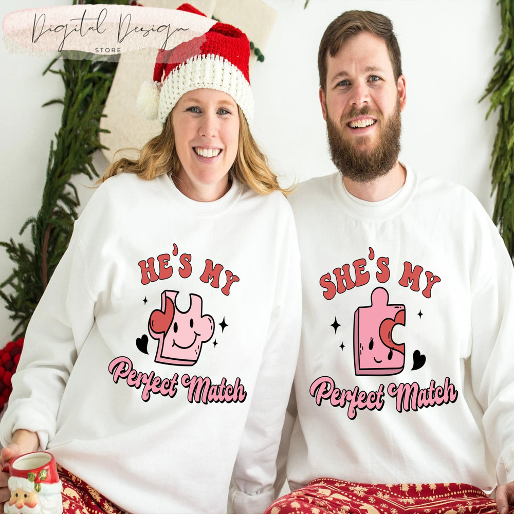 Comfort Colors He's My Perfect Match Shirt, She's My Perfect Match T-Shirt, Matching couples Hoodie, Anniversary Gifts, Matching Anniversary.jpg