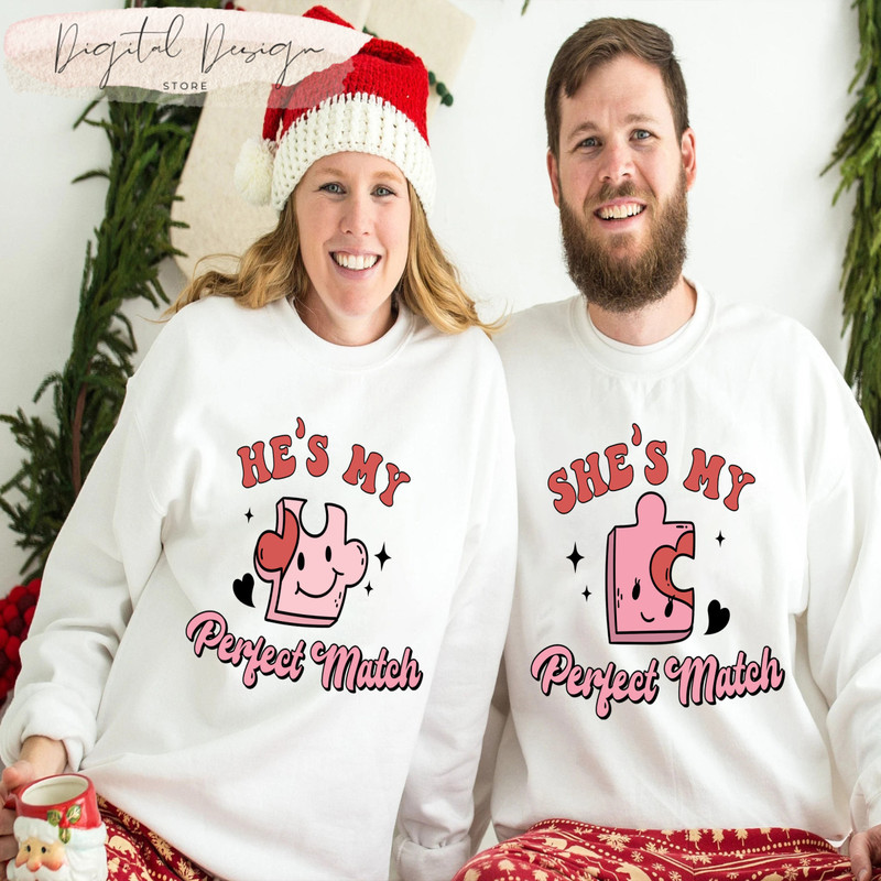 Comfort Colors He's My Perfect Match Shirt, She's My Perfect Match T-Shirt, Matching couples Hoodie, Anniversary Gifts, Matching Anniversary.jpg