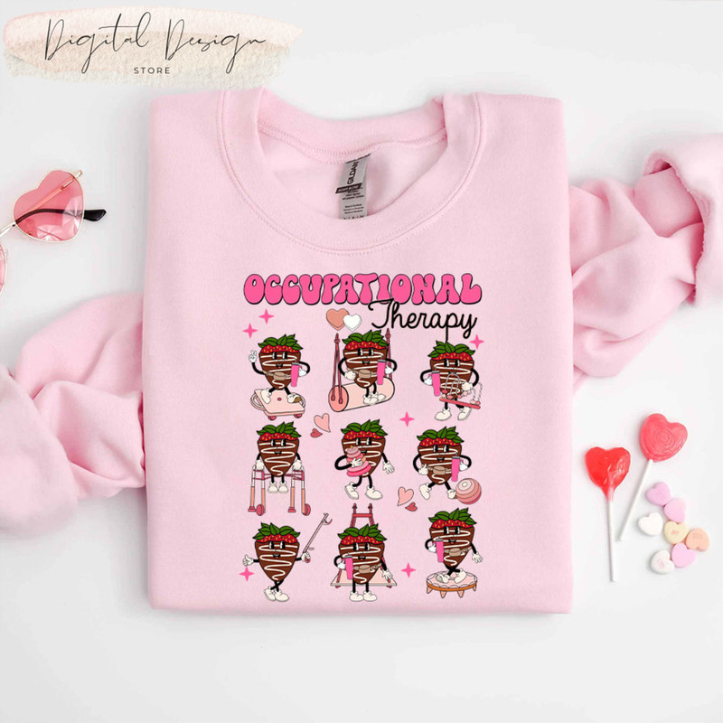 Comfort Colors Occupational Therapy Valentine Shirt, OT Valentine's Day Shirt, Occupational Therapists Shirt, OTA Valentine Shirt, COTA Tee.jpg