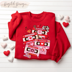 comfort colors valentine cassette shirt,western 90s country music,cassettes valentines cowgirl,valentines day,country mu