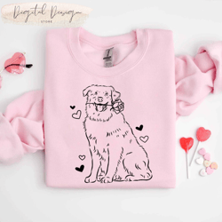 comfort colors australian shepherd valentines day shirt, australian shepherd with rose shirt, aussie lover shirt, dog mo