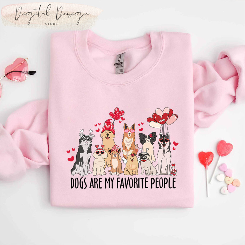 Comfort Colors® Dog Mom Valentine Sweatshirt, My Dog Is My Valentine Shirt Dogs Are My Favorite People,Valentine Gifts For Dog Mom Dog Lover.jpg