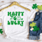 Happy Go Lucky T-shirt, St. Patrick's Day Shirt, Smiley Face Shirt, Retro Irish T-shirt, Irish Day Shirt, Lucky Day Shirt, St Patrick's Gift.jpg