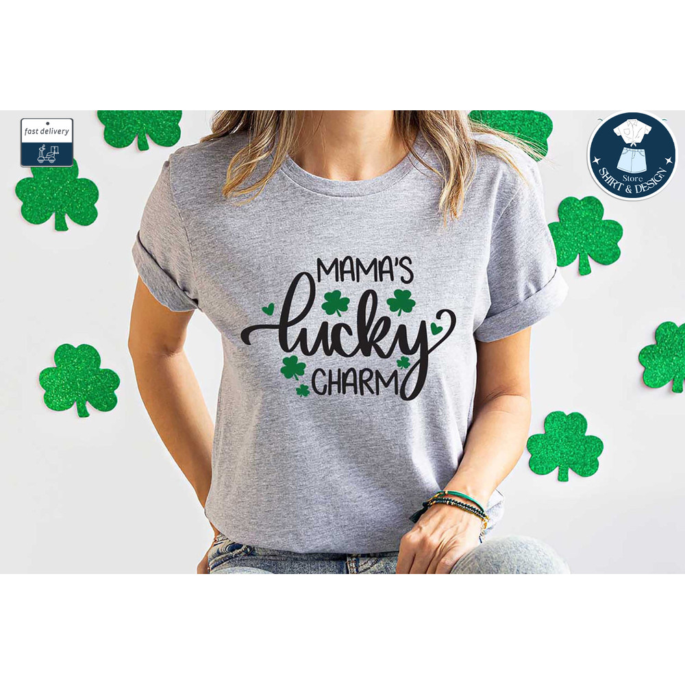 Mama's Lucky Charm T-shirt, Mom Shirt, Irish Luck Shirt, St Paddy's Day Shirt, Funny Shirt, Shamrock Shirt, Clover Shirt, Irish Day Tees.jpg