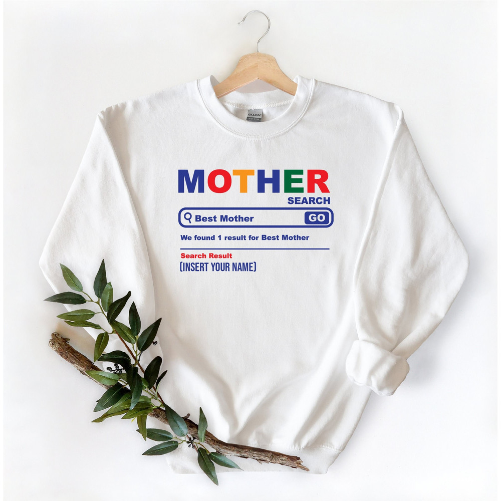 Custom Mother Sweatshirt, Mother's Day Custom Name Sweat, Gift for Mom, Best Mom Crewneck, Mother-Grandma-Aunt Gift, Mom Life Sweatshirt.jpg