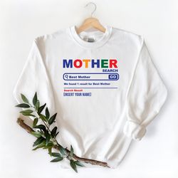 custom mother sweatshirt, mothers day custom name sweat, gift for mom, best mom crewneck, mother-grandma-aunt gift, mom
