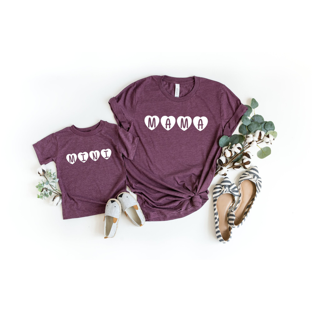 Mommy and me outfits, mommy and me, mommy and me shirts, mama and mini, matching family tees, Mother's Day gift (Each shirt sold separately).jpg