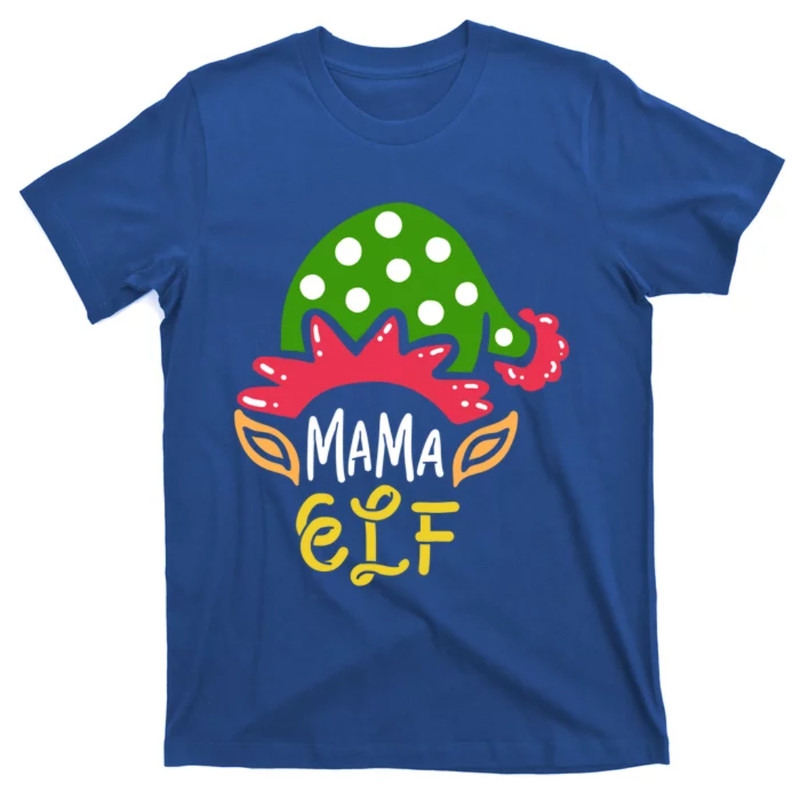 TeeShirtPalace Mama Elf Mother Mom Funny Family Christmas Squad Costume Gift T-Shirt.jpg