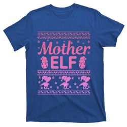 mother elf christmas family ugly xmas christmas gift t-shirt