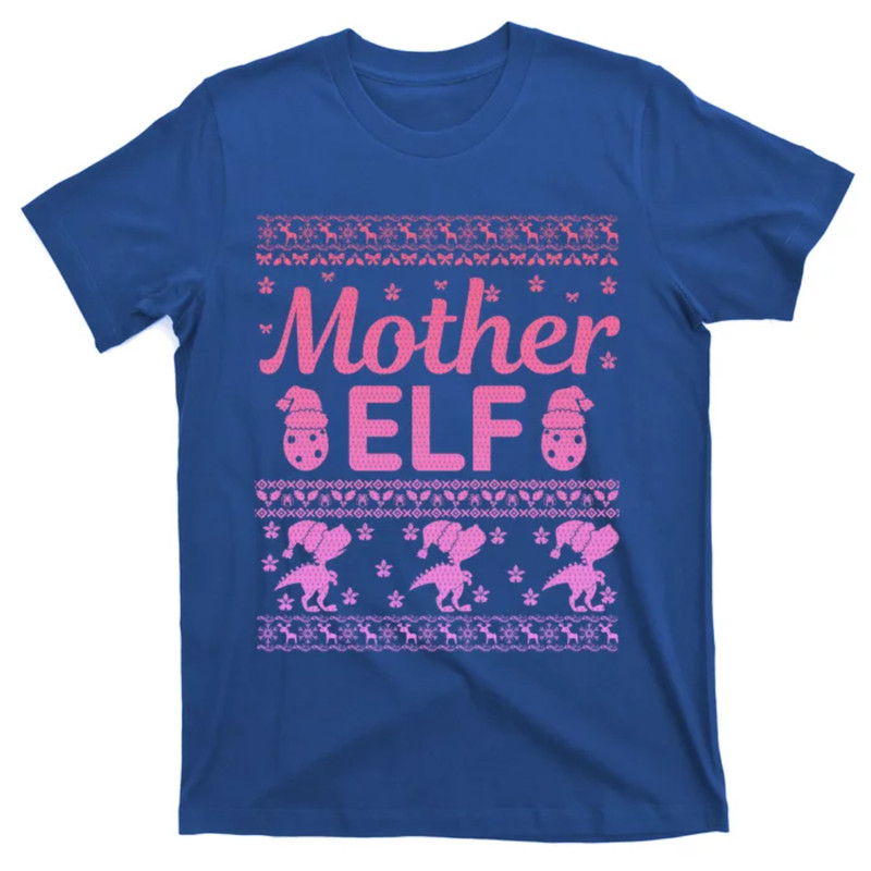 TeeShirtPalace Mother Elf Christmas Family Ugly Xmas Christmas Gift T-Shirt.jpg