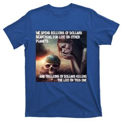 respect mother earth our planet to live gift t-shirt