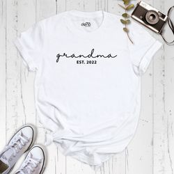 grandpa and grandma est2023 shirts, est2023 shirts, mothers day t-shirt, grandma and grandpa shirts, grandma est shirt,