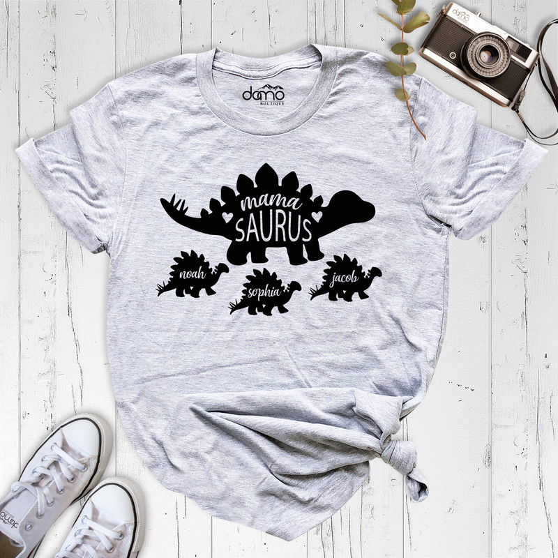Mama Saurus Shirt, Mom Dinosaur Shirt, Dinosaur Family Shirts, Saurus Family Shirt, Dinosaur Party Shirt, Saurus Family Shirt, Saurus Tee.jpg