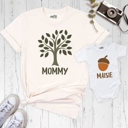 Mommy And Me Personalized Shirt, Mama Mini Matching Shirt, Baby and Mama Matching Set, Mommy And Me Matching Shirts, Mom