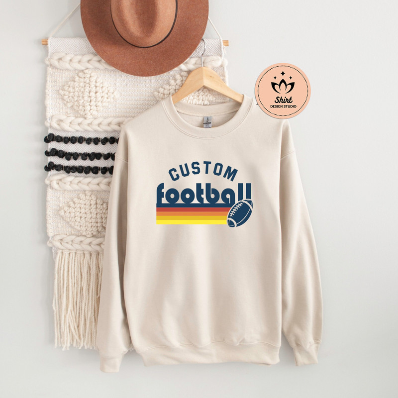 Custom Football Sweatshirt or Hoodie, Football Sweatshirt, Football Hoodie, Football Mom Hoodie, Football Mom Sweatshirt, Sports Hoodie.jpg