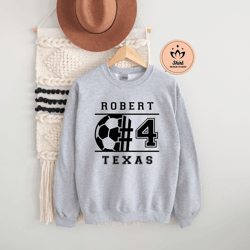 custom soccer sweatshirt or hoodie, soccer hoodie, soccer sweatshirt, soccer mom hoodie, personalized soccer hoodie, soc