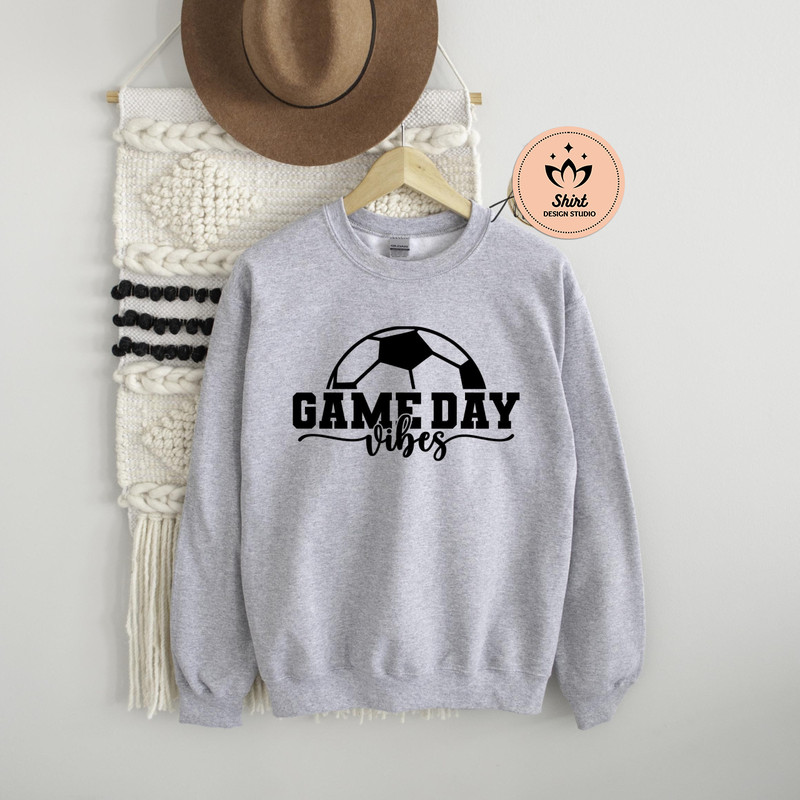 Game Day Vibes Soccer Sweatshirt, Game Day Vibes Sweatshirt, Game Day Sweatshirt, Game Day Shirt, Soccer Mom Shirt, Soccer Sweatshirt.jpg