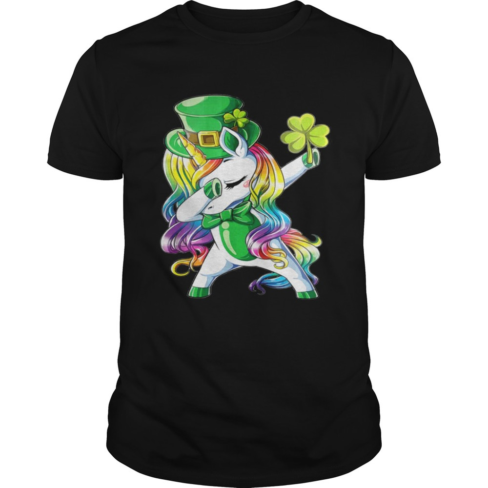 Dabbing unicorn Irish St Patricks shirt.jpg