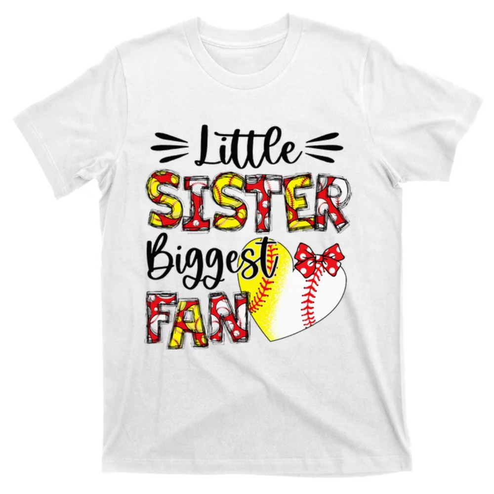 TeeShirtPalace Baseball Sister Heart Softball Sister Life Mothers Day T-Shirt.jpg