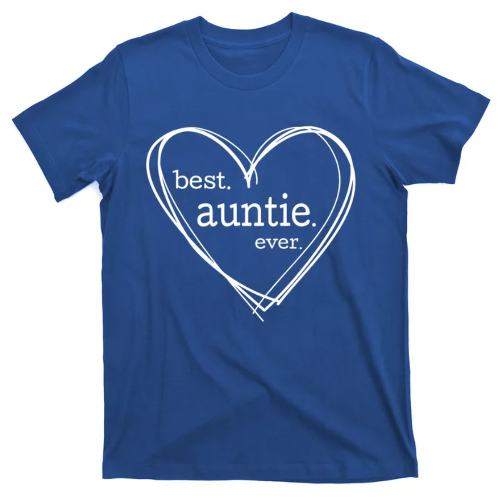 TeeShirtPalace Best Auntie Ever Gift Mothers Day White Heart T-Shirt.jpg