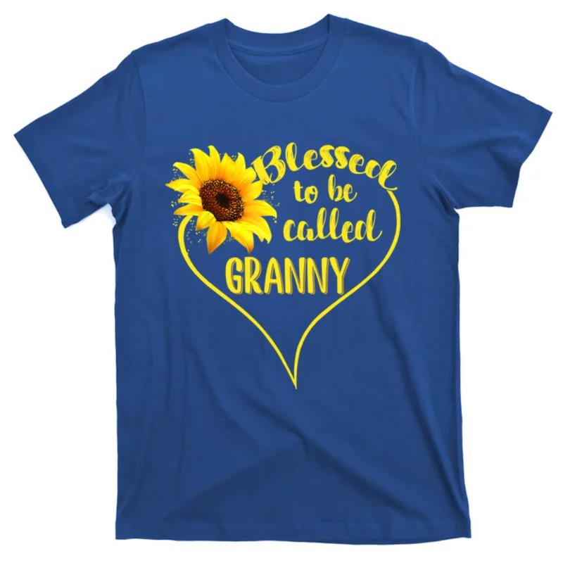 TeeShirtPalace Blessed To Be Called Granny Sunflower Mothers Day Gift T-Shirt.jpg