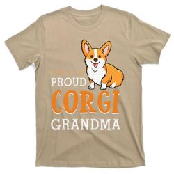 corgi grandma funny mothers day dog lover gift proud t-shirt