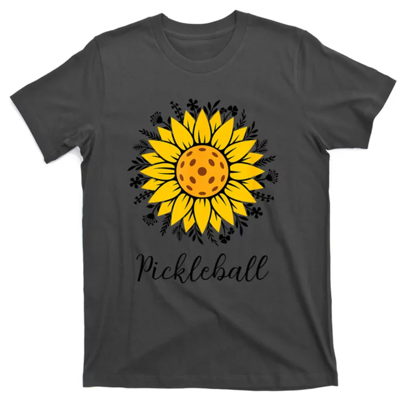 TeeShirtPalace Cute Sunflower Pickleball Mothers Day Flower Best Gift T-Shirt.jpg