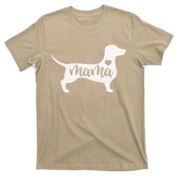 dachshund mothers day mama dog mom paw lover gift t-shirt