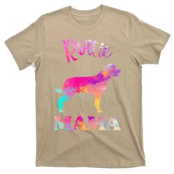 rottie rottweiler mama funny mothers day dog mom t-shirt