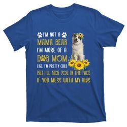 sunflower great pyrenees mom mothers day dog mom gift t-shirt