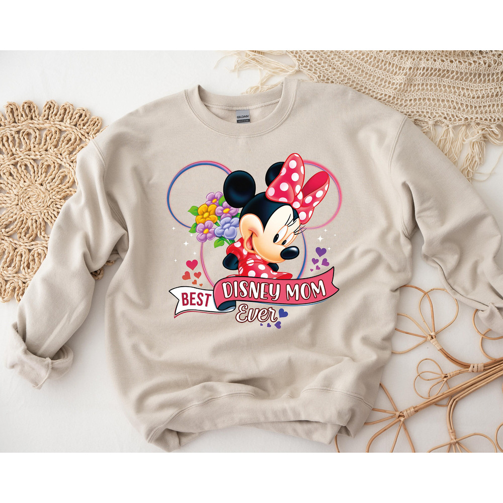 Minnie Best Disney Mom Ever Shirt, Disney Mom Shirt Sweatshirt Hoodie, Mothers Day, Best Mom Shirt, Gift For Mom, Disney Minnie Mouse Shirt.jpg