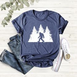 sasquatch shirt, sasquatch believers shirt, mountains tshirt, funny sasquatch gift, strong gorilla tee, funny dad gift ,