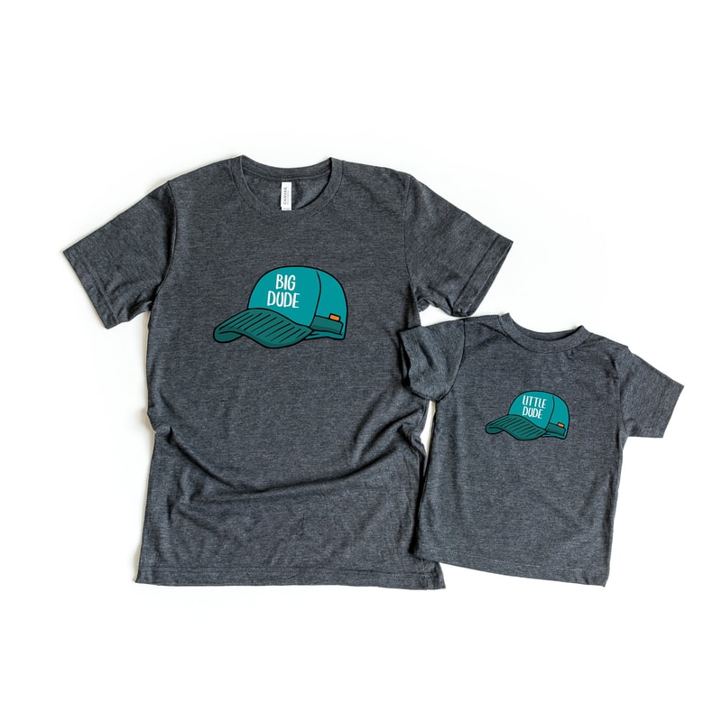 Little Dude Big Dude Shirts, Copy Paste Fathers Day Shirt, Daddy Shirt, New Dad Shirt,Gifts For Dad, Dad And Son Matching Shirt.jpg