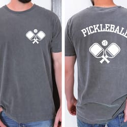 pickleball shirt front and backside print, pickleball gift shirt, unisex shirt, pickleball husband