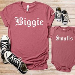 biggiesmalls shirt,dad and son shirts,dad and daughter shirts,fathers day gift,dad and me matching shirts,fathers day ma